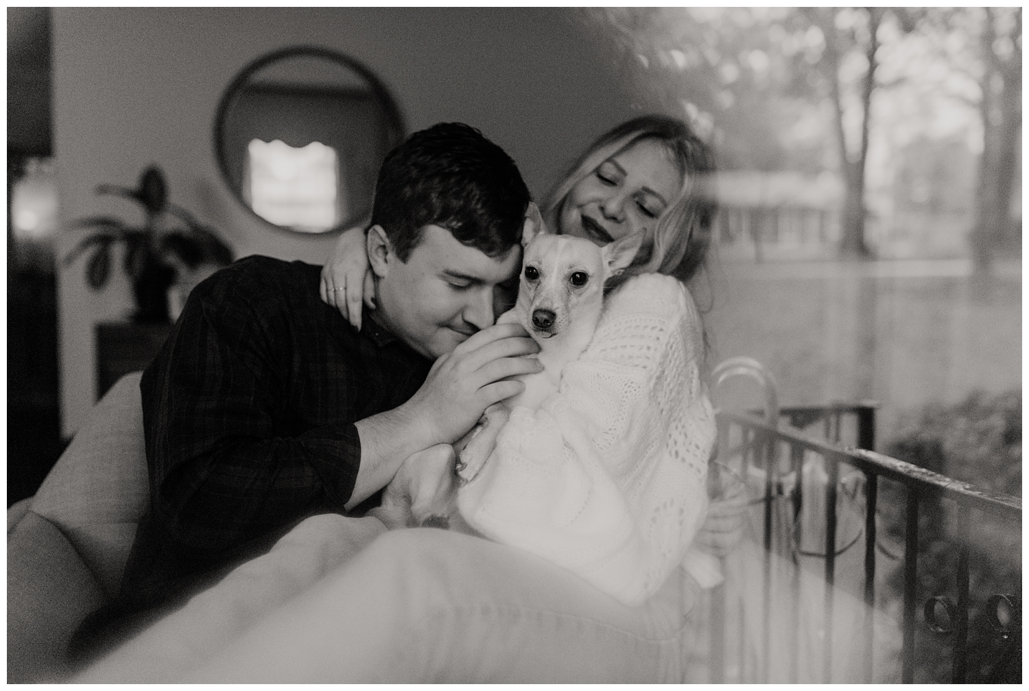 in home engagement session in marietta, ga